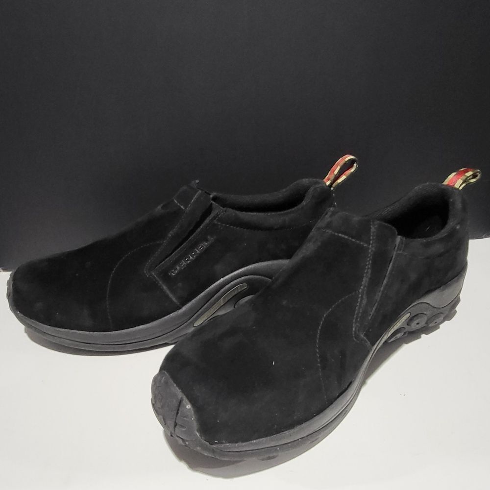 Merrell Men's Black Suede Leather Dual Density Hiking Casual Shoes